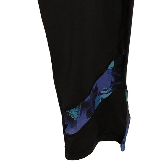 Athletic Works Black Capri Stretch Workout Dri-Works Size M(8-10) RN #64759 - Picture 3 of 5